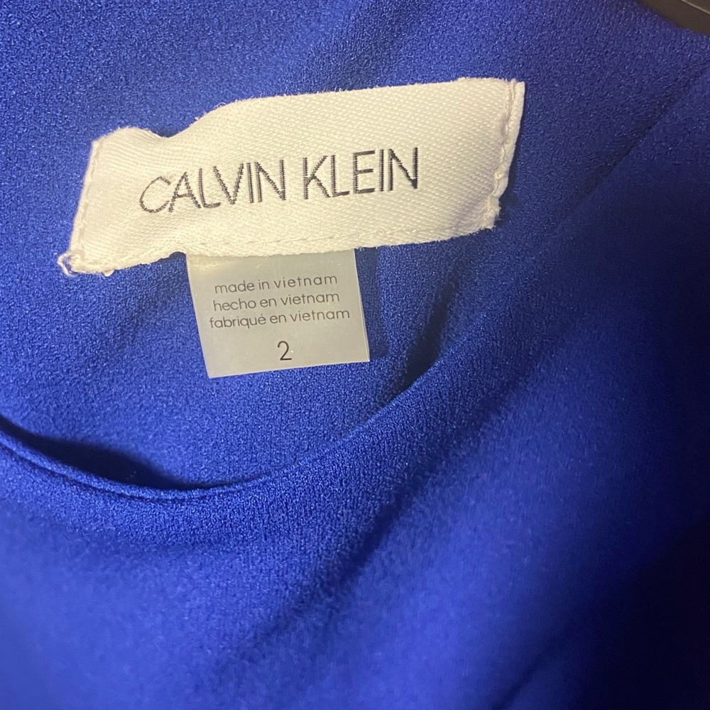 Calvin Klein Royal Blue Midi Dress - Picture 6 of 7